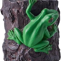 ATORSE Flower Pot Planter with Frog Figurine Decorative Resin for Living Room Decor Style A Baskets, Pots & Window Boxes-image-73