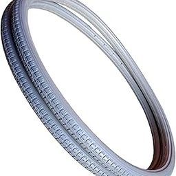 eOnekart Replacement Wheelchair Puncture Proof Solid PU Rear Wheel Tires 24 Inch (24×1 3/8) Grey (Pack Of 2)-image-85
