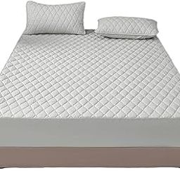 CAPASTEC Waterproof Sheets, Fitted Sheets, Mattress Cover, Bed Cover, Bed Cover, Nursing Sheet, Baby Waterproof Sheet, Mattress Cover, Easy to Put on and Take off, Elastic All Around Soft-image-63