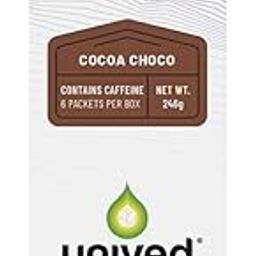 Unived Gel 100 - Energy Gel for Endurance Athletes Runners & Cyclists - 100kcal - Cocoa Choco - 50mg Caffeine - Pack of 6-18