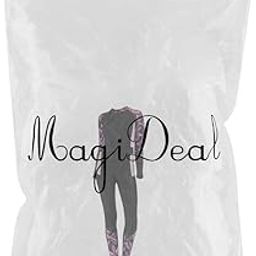 LICHTS Full Body Wetsuit One Piece Sun Protection Women Swimming Purple Print L-image-28