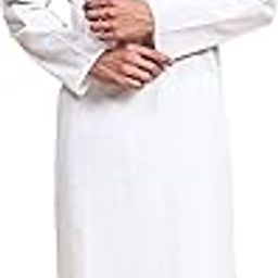 Men's Cotton Linen Solid Kurta Pajama Set Mandarin Collar Casual Party Dress-image-11