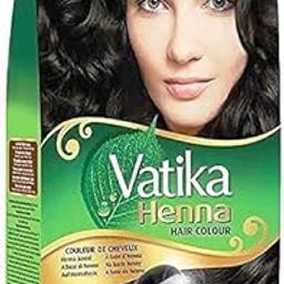 Vatika Dabur Henna Hair Colour (Rich Black, 6X10 g sachets)-image-3