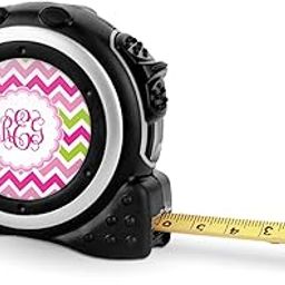 Personalized Pink & Green Chevron Tape Measure - 16 Ft-image-93