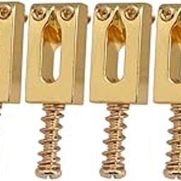 Enakshi (LABEL) Creations 6 Pieces Tremolo Bridge String Roller Saddle Electric Guitar Parts GoldMusical Instruments & Gear|Guitars & Basses|Parts & Accessories|Guitar Parts|Saddles-image-17