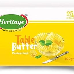 Heritage Pasteurized Table Butter, 100g-20