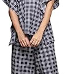Women's Cotton Night Suit(ZINSCO3963ANDPL-P)-image-21