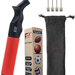 Pifito Ball Pump - Dual Action Hand Air Pump for Soccer Ball, Football, Basketball and Inflatables - Convenient Storage Pouch Included - with 4 Additional Needles (1 Pack)-image-72