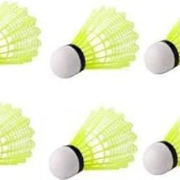 Set of 6 Piece Nylon Shuttle Cock Nylon Shuttle - Multicolor (Medium, 77, Pack of 1)-image-49