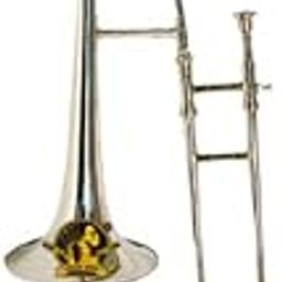 SOUND SAGA® Special Design Slide Trombone, Pleasant Sound Quality & Pitch, With All Accessories, Including Mouthpiece & Case. (SILVER)-image-53