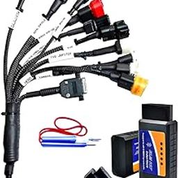 DANLITE TOOLS TECHNICIAN OBD Cable BS6 11 Cord Cable ELM OBD Scanner Universal Connectors and Cables Scanner Bikes OBD Scanner Two Wheelers Continuity Tester for Free (New Bs6 11 Cord Cable) Multi-image-79