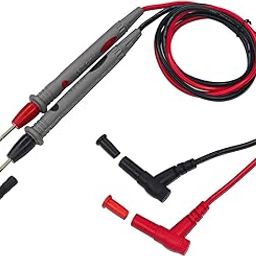 Multimeter Test meter Leads with Banana Plug Digital Clamp Tester voltmeter Probe Test Probes Leads for Multimeter Electronic Test Leads Multimeter Accessories 20A Especially Sharp Model-0