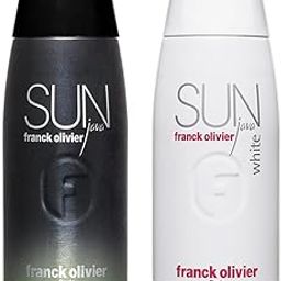 Franck Olivier Sun Java Black 250ml For Men + Sun Java White 250ml For Women Deo Combo Set-43