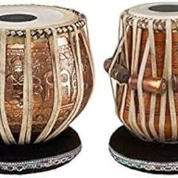 SM SAI MUSICAL Tabla Drum Set, 3 Kg Copper Bayan, Finest Designer Dayan-picture-10