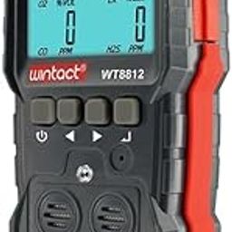 WINTACT Gas Monitor Detector, enviorment Temperature. Wintact 4-Gas Detector | Multi-Gas Monitor for CO, H2S, LEL, O2 Detection with Data Record and HIGH/Low Alarm.-14