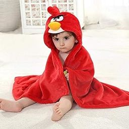 First Kick New Born Baby Blanket Pack of Super Soft Bathrobe Baby Wrapper Cum Baby Bath Towel For Baby Boys, Baby Girls, Babies (80Cm X 80Cm, 0-6 Months), Micro Fleece, Red, Pack of 1, Lightweight-image-78