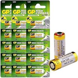 TECHBLAZE 23A Alkaline Battery 12V High Voltage Cell Batteries for Car Remote Control Lighter & Ther Electronics 23AE-C5 A23 MN21 LRV08 (Pack of 3)-0