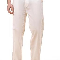 the indian garage co Men Relaxed Fit Solid Mid-Rise Elasticated Trousers-picture-10