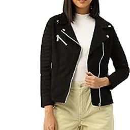 leather retail Women's Suede Faux Leather Jacket-picture-28