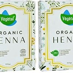 Vegetal Organic Henna Powder, 100% Natural, Chemical-Free, 100 gm, Pack of 2-image-25