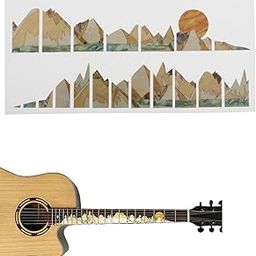 Fretboard Stickers, Guitar Fretboard Stickers, Premium Quality Vinyl Decals for Acoustic and Electric Guitars, Easy Application Fret Markers, Single Sheet Decoration-image-12