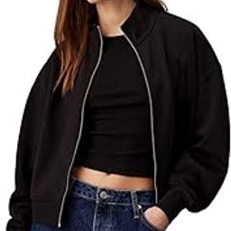 Women's Zipper Closure Fleece Sweatshirt Stylish and Functional Comfort-image-45