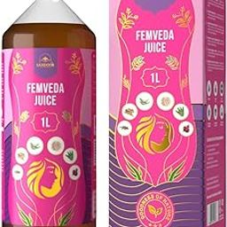 Sandook Femveda Juice | Women’s Wellness 1L – With Amla, Aloe, Shatavari, Lodhra, Ashoka and 10 More Herbs | Ayurvedic Hormonal Balance Support-25