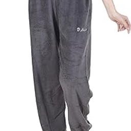BEAUTIFUL Present Women Woolen Winter Warm Lower Fleece Pajama Pack of 1 Free Size (28 till 32) GREY-image-39
