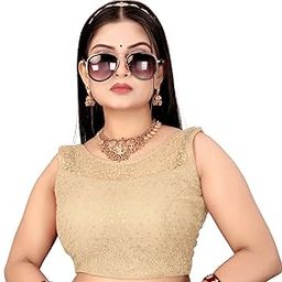 Women's Shifli Designer Blouse with Front Round Neck Or Back Hook for Office, Evening, Festive & Every Day Look-image-11