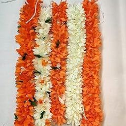 PMW - Artificial Flower Mala - Pack of 5 - Dance Accessories - Artificial Garland Flower Juda Gajra Hair Bun Accessory for Women-image-5