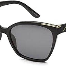 VELOCITY Polarized UV 400 Protection Rectangular Shaped black Stylish Sunglasses For Women-4