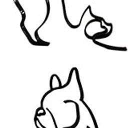 MERISHOPP 2X Abstract Cat Dog Figurine Lifelike Animal Sculpture Statue|Home & Garden|Home D?©cor|Figurines-image-65