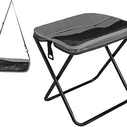 PRISO Portable Collapsible Fishing Stool for Mountaineering and Hiking, Camping, Foldable Chair Carrying Bag – Supports Up to 265 Lbs for Compact Folding Carrying Seat Bag - Multicolor.-image-96