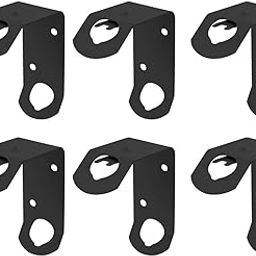 Super Tough Premium Flag Mounting Brackets | Metal Flag Pole Holder for Classrooms and Offices | USA-Made, Stylish Black Metal Flag Bracket | 6-Pack-image-27