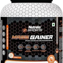 Nutrela Sports Mass Gainer-2KG (Vanilla Ice Cream)-image-47