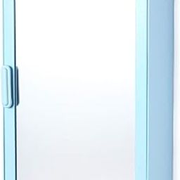zahab Plastic Bathroom Cabinet Blue Single Door Glossy Finish 25 x 10 x 35 cm-image-26