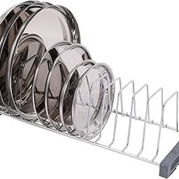 Stainless Steel Modular Kitchen Basket Plate Fixer/Tandem Box Drawer - Plate Organizer for Cabinet/Holder/Rack - Chrome Stand-picture-25
