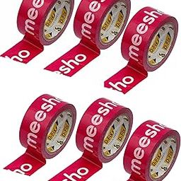 D-fix® 6PCS, Self Adhesive Meesho Printed Packing Cello Tape - 65 Meters in Length - 48mm Width, BOPP Industrial Packaging Tape for E-Commerce Box Packing-image-31