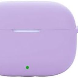 WELFO Silicone Case Cover for Realme Buds T310 | Buds N1,with Carabiner (Monet Purple)-image-26