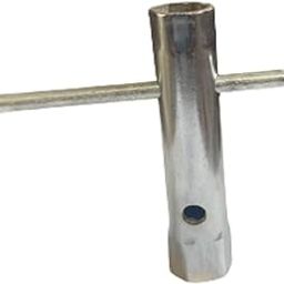 MEC® Spark Plug Spanner opening Tool with Double Sided Pipe Wrench With Tommy Bar Silver(Standard Size 14mm-16mm) for Opening Spark Plug Set of One-52