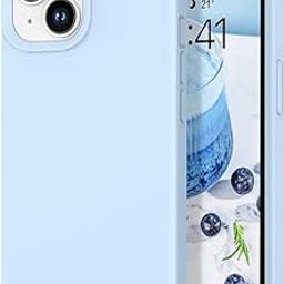 MIDOS Back Cover Compatible with iPhone 15 Case Liquid Silicone Full Protection Shock Proof Back Cover for iPhone 15 (Sky Blue)-picture-23
