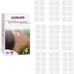 NAUREAEar Lobe Support Patches Earlobes Invisible lob for Heavy Earrings Earring Lift Patches for Long Time Wearing Earrings Protect Healthy Ear Lobes Against Tearing sheet-9 (9o pcs)-image-0