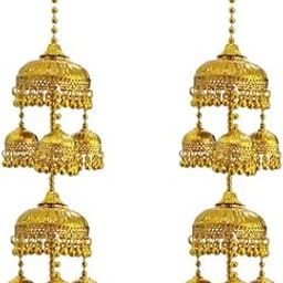 Beautiful Punjabi Bridal Kaleera Small Size kaliras for Bride & Women Hand Hanging Kalera-image-8