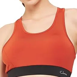 clovia Polyester Women's Medium Impact Padded Racerback Sports Bra-picture-45