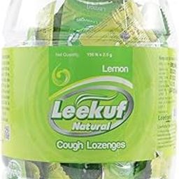 Leekuf Natural Cough Lozenges | Zesty Lemon Cough Drops | Quick Sore Throat Relief | Soothes Irritation & Discomfort | Powered by 15 Soothing Ingredients | On-The-Go Care-23