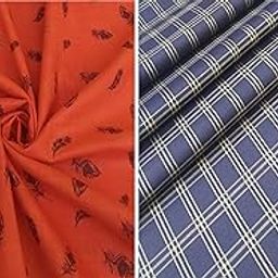 Pri & Su CottLinns Combo of Cotton Printed Shirt 1100016 & Trouser Fabric 900135-image-82