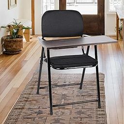 NEWTURN FURNIHUB Metal A1 Folding Desk Chair with Writing Pad for School, College, lab, Learning Center, Education Center, Classroom, Studyroom, Drawing Room 1 Year Warranty (Black)-image-29