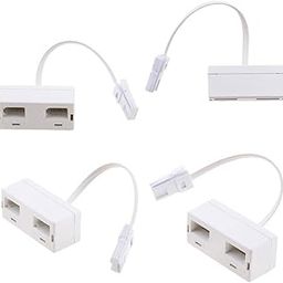 CALANDIS™ 4Pack RJ11 UK Male to UK Female Adapter Double Socket Telephone Splitter | DSL/Phone Cables (RJ-11) | Networking Cables & Adapters | Computer Cables & Connectors-19