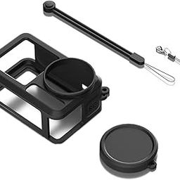 Silicone Protective Case Lens Caps for DJI Action 5Pro Camera Case Scratch Proof and Skin Friendly Designs Soft Housing, Silicone Skin Cover for Action 5Pro with Lannyard & Lobster String Loop-31