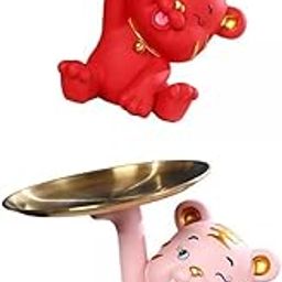 MERISHOPP 2X Tigers Statue Key Holder Home Decor for Collectibles Ornament|Home & Garden|Home D?©cor|Figurines-image-32